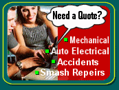 Motor mechanics quote, auto electrical quotes, towing quote, car repairs, service, mufflers