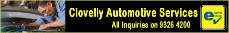 Clovelly Automotive, Car Service & Repairs to all  makes and models